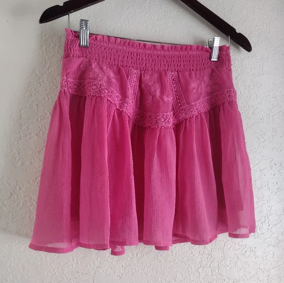 Miami Pink Mini Skirt - Picture 6 of 10